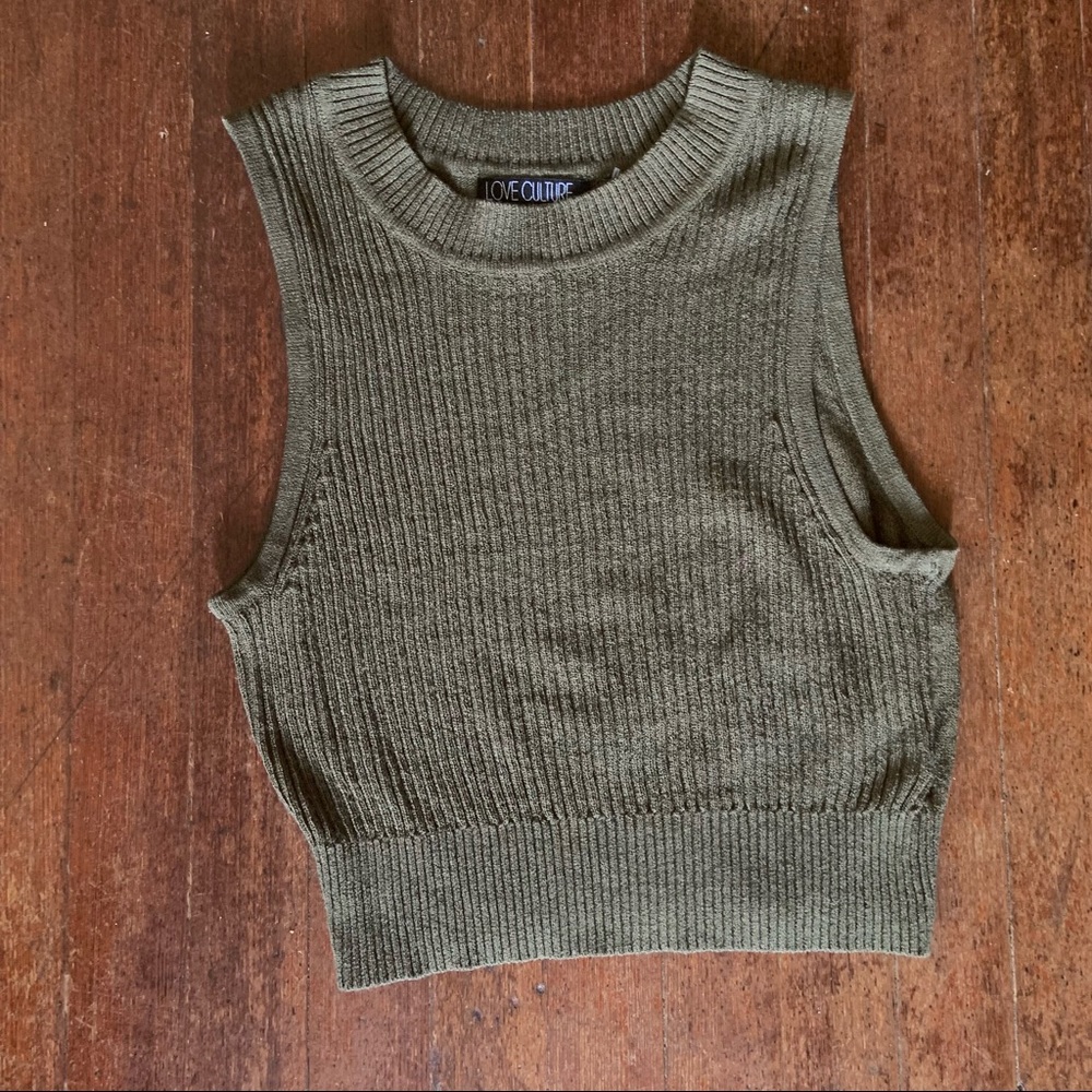 Love Culture knit crop top - Picture 1 of 3